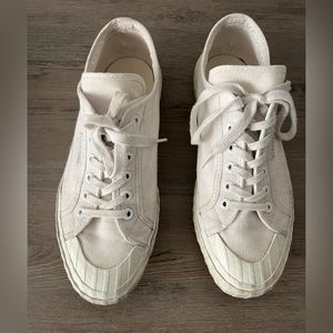 Superga white canvas sneakers